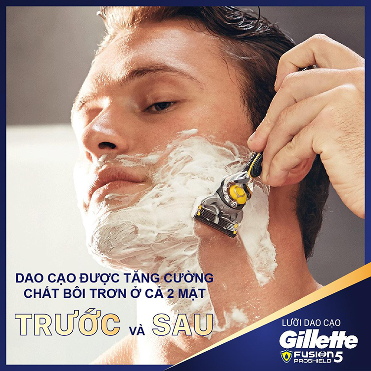 Lưỡi Dao Gillette Fusion5 Proshield Base (2 Lưỡi / Vỉ)