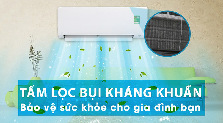 Điều hòa Daikin FTC35NV1V, 1 chiều, 1.5HP, R32 - Hàng Chính Hãng Điều hòa Daikin FTC35NV1V, 1 chiều, 1.5HP, R32 - Hàng Chính Hãng