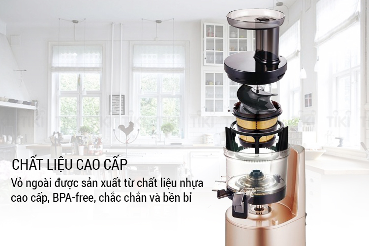 Máy Ép Trái Cây Tốc Độ Chậm Hurom HAA LBE17 (150W) - Hồng - Hàng Chính Hãng