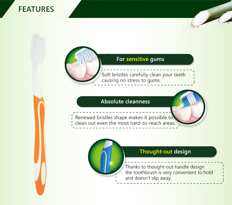 Bàn Chải Đánh Răng LG Bamboo Salt (Bộ 3 Cây)