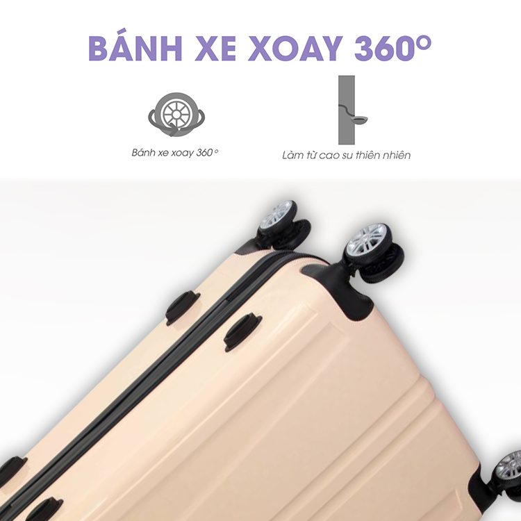 Vali Nhựa Dẻo TRIP PP103 - Vàng
