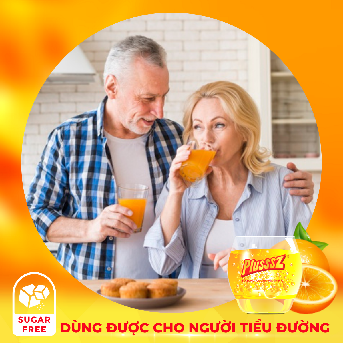 Viên sủi Plusssz C1000 bổ sung 1000mg vitamin c hỗ trợ tăng cường sức đề kháng, tăng cường sức khỏe (tuýp 10 viên sủi 4g) - nhập khẩu chính hãng