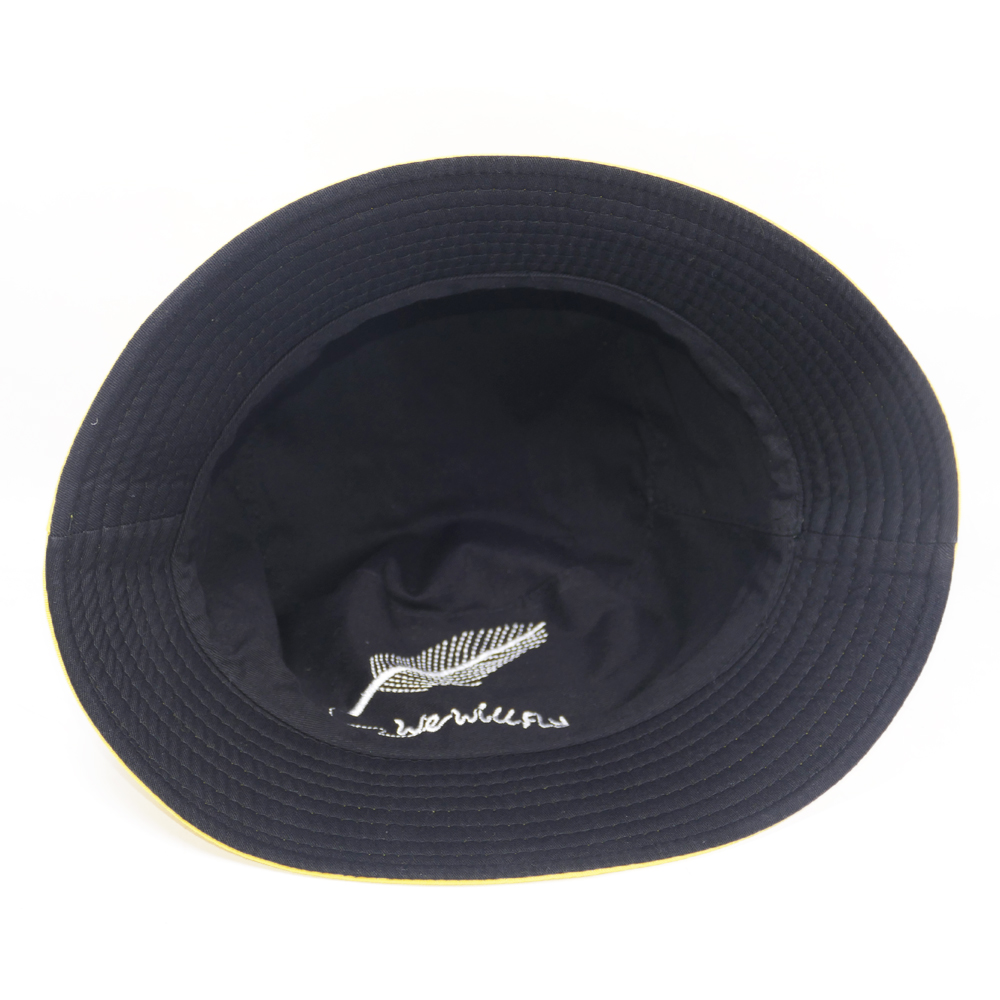Nón bucket tai bèo thêu hình chiếc lá We Will Fly, may 2 lớp với 2 màu khác nhau độc đáo, vải cotton mềm mại thoải mái