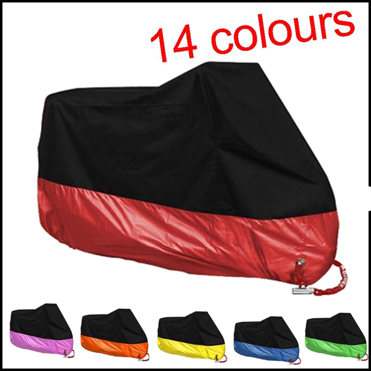 Motorcycle cover M L XL universal Outdoor UV Protector for Scooter waterproof Bike Rain Dustproof cover 14 colors