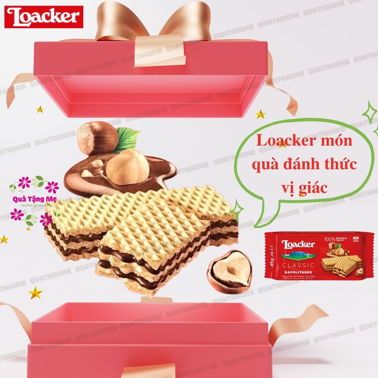 Bánh Xốp Loacker Classic Napolitaner Ý