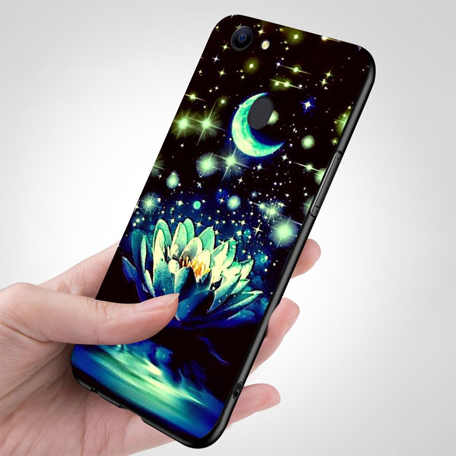 Ốp điện thoại kính cường lực cho máy Oppo A79 - Đủ nắng thì hoa nở MS DNTHN011