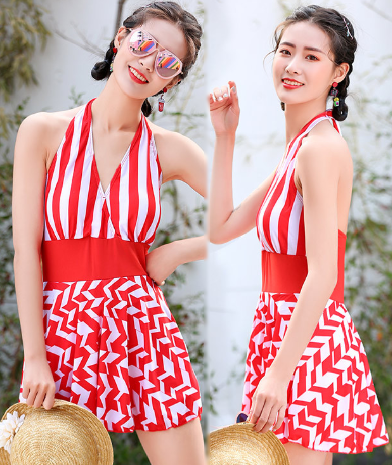 Đồ Bơi Nữ Một Mảnh Liền Thân Hở Lưng Dễ Thương ATI26 MAYHOMES One-Piece Swimwear With Backless Top