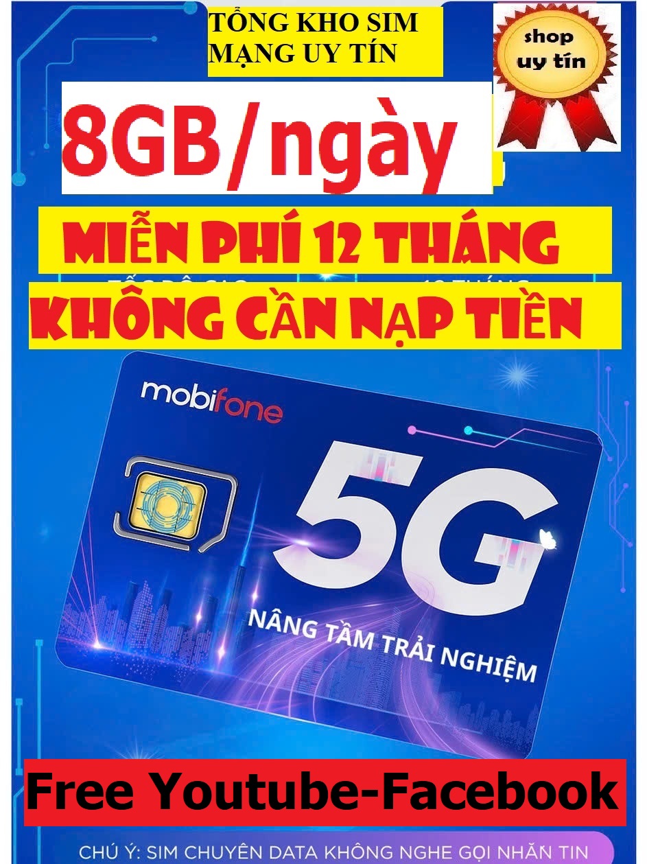 Sim 4G Mobifone chuyên data vào mạng, nhiều lựa chọn thời gian sử dụng - Hàng chính hãng