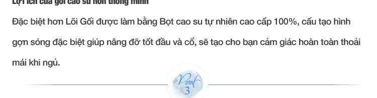 Gối ngủ cao su non HT SYS - Gối cao su non Memory Foam Nhật Bản - Gối giúp ngủ nhanh , chống mỏi vai gáy - Hàng Chính Hãng