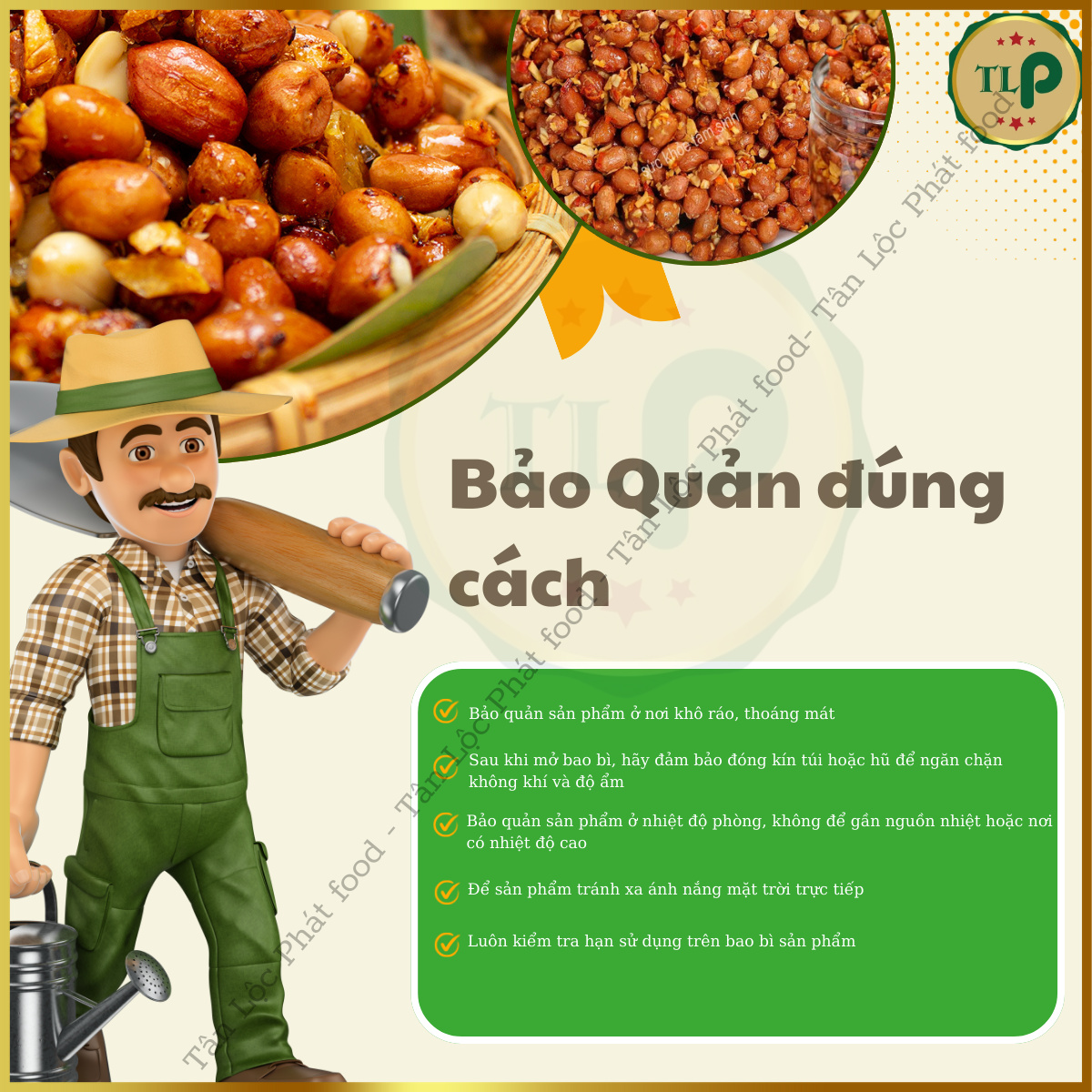 ĐẬU PHỘNG RANG TỎI ỚT TLP COMBO 1KG