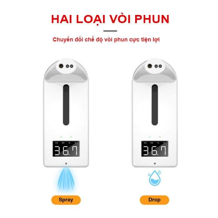 Máy đo nhiệt độ tự động, kết hợp phun xịt khử khuẩn thông minh [TIẾNG VIỆT] - Togi10 - HÀNG CHÍNH HÃNG 5