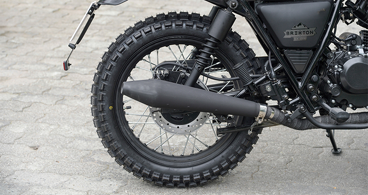 Xe Mô Tô Brixton Café Racer BX150R - Bạc