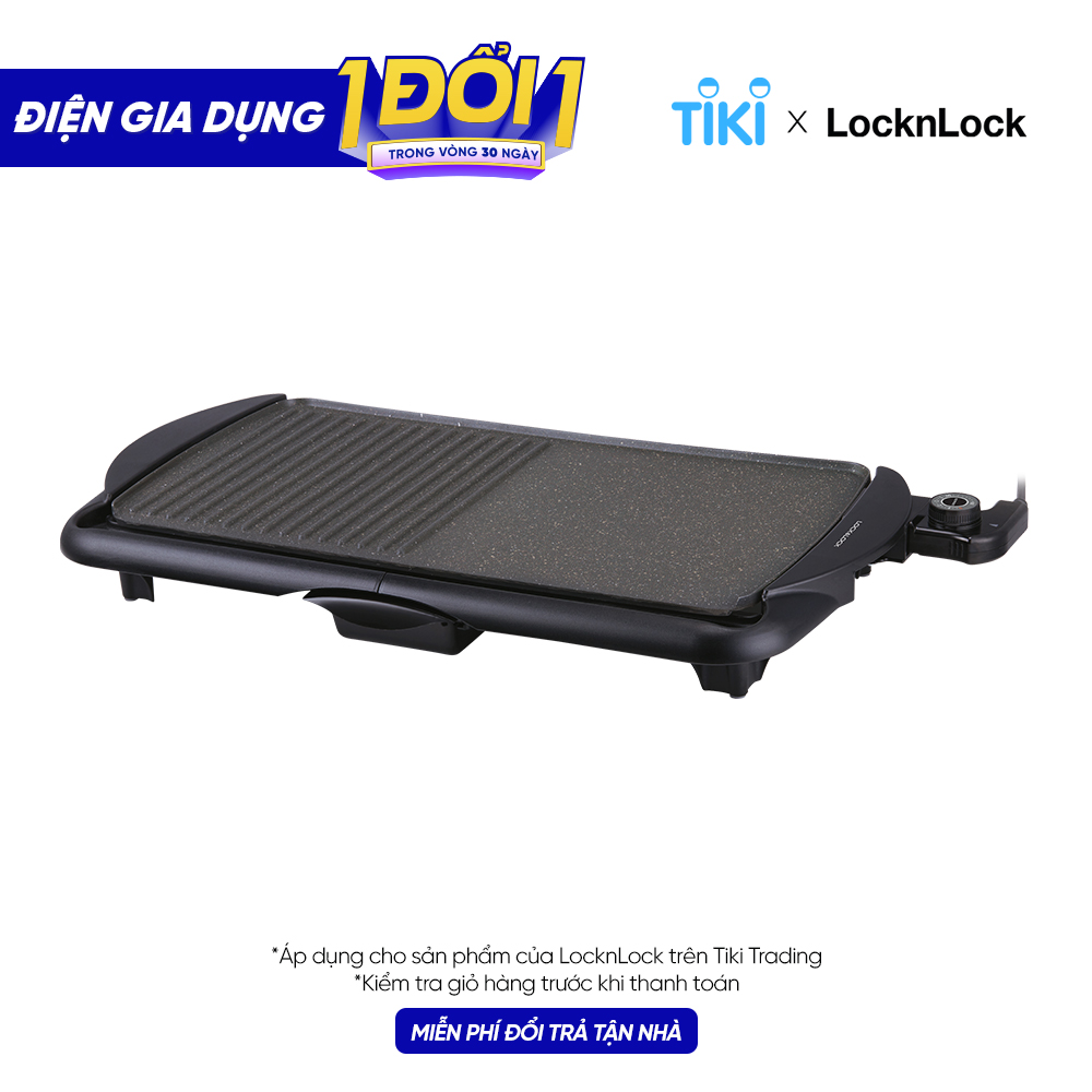 Bếp Nướng Điện Lock&amp;Lock Electric Grill EJG231 2000W - Hàng Chính Hãng