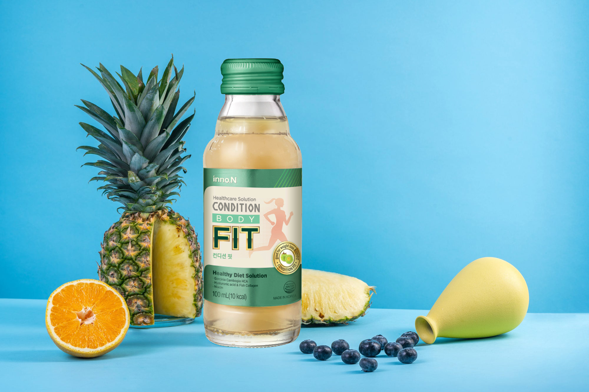 Nước Uống Hỗ Trợ Giảm Cân Hiệu Quả, Tăng Miễn Dịch,  CONDITION Body Fit inno.N, Chống Lão Hóa Da (100ml x 1 chai, 10 chai )