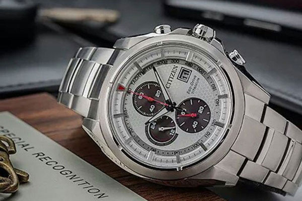 Đồng Hồ Citizen Nam Dây Titanium Máy Eco-Drive CA0551-50A