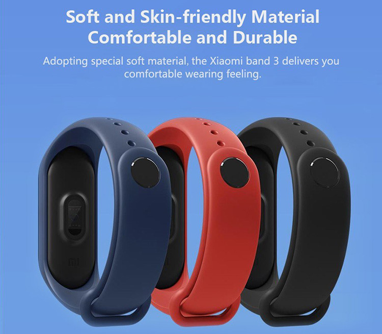 Xiaomi Mi Band 3 Smart Sports Bracelet Tracker Heart Rate Sleep Monitor Call Reject Intelligent Remind Fitness Pedometer