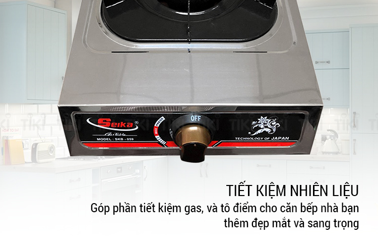 Bếp Gas Đơn Toàn Thân Inox Seika SKB059 - Hàng Chính Hãng