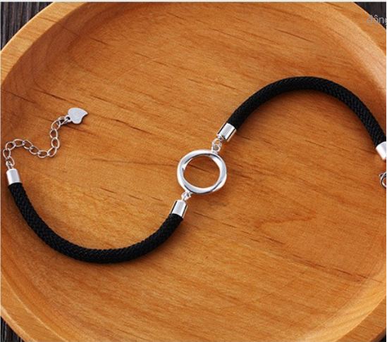 Vòng tay đôi nam nữ 2 màu đỏ đen LT66 cực xinh