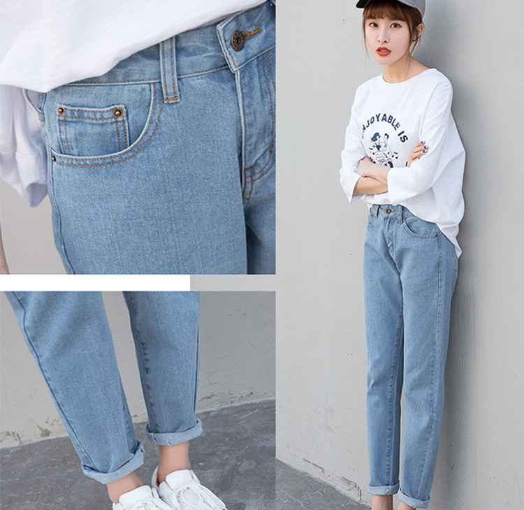 Quần Baggy Nữ Trơn Form Đứng