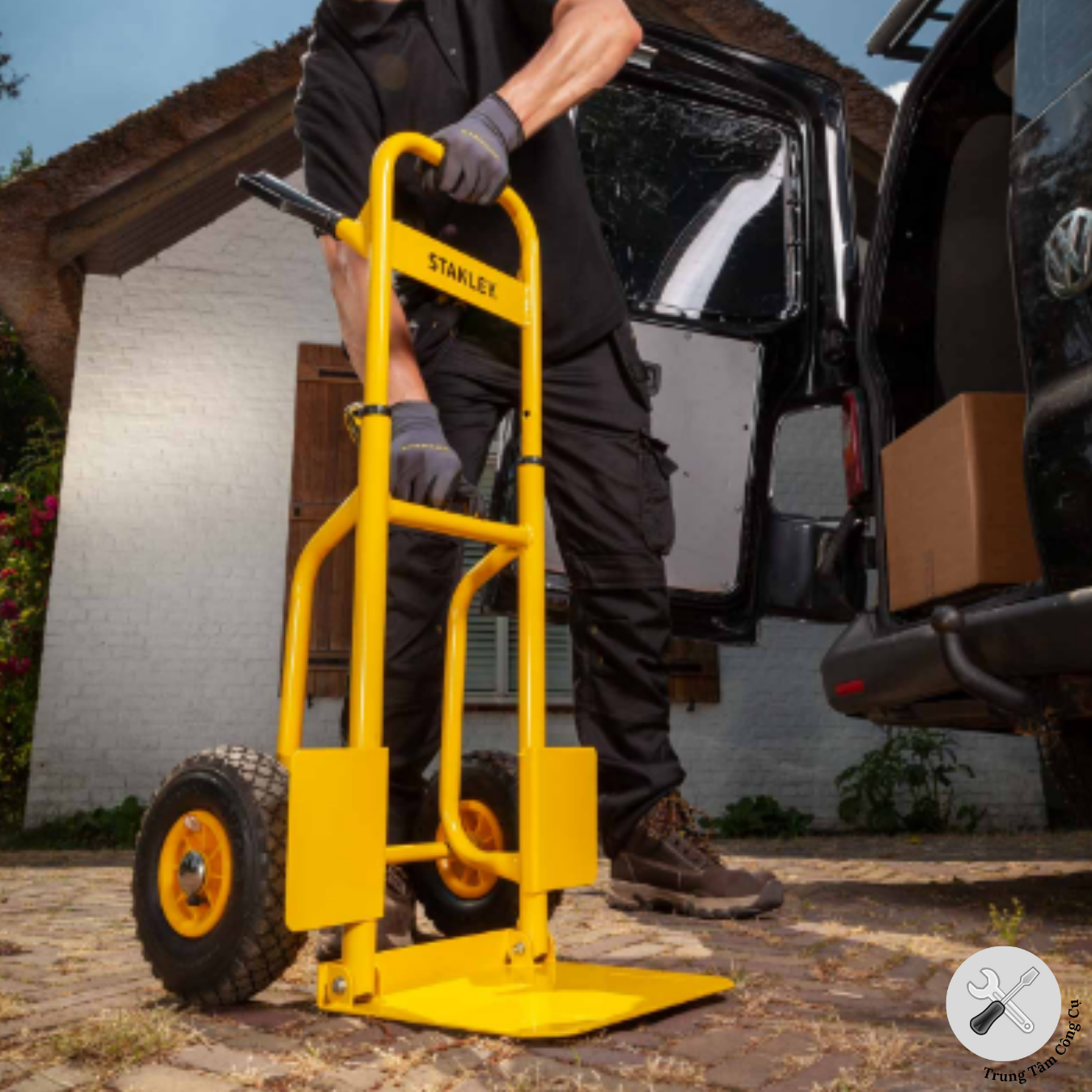Xe đẩy hàng gấp gọn 2 bánh Stanley FT520