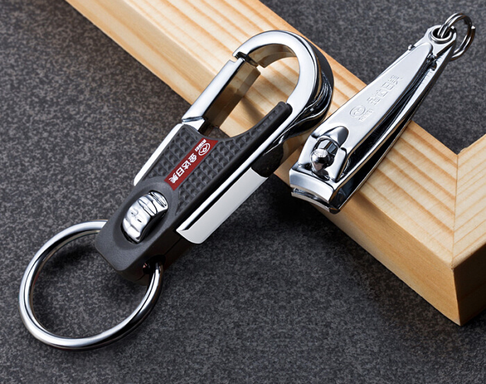 Móc Treo Chìa Khóa Kèm Bấm Móng Tay Jinda Japan LP77047