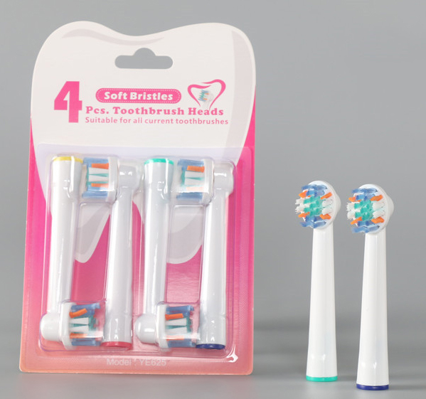 bộ 4 đầu bàn chải đánh răng điện cho mọi loại máy braun oral b làm sạch kẽ răng, răng nhiều mảng bám - xuất xứ anh 23