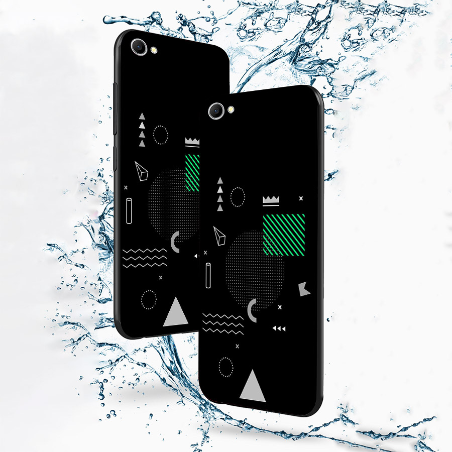 Ốp lưng cứng viền dẻo dành cho điện thoại Oppo A71 - hình vẽ ngẫu nhiên MS HVNN001