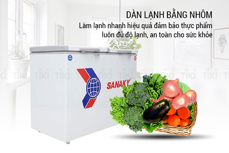 Tủ Đông Sanaky VH-285W2 (220L) - Hàng Chính Hãng