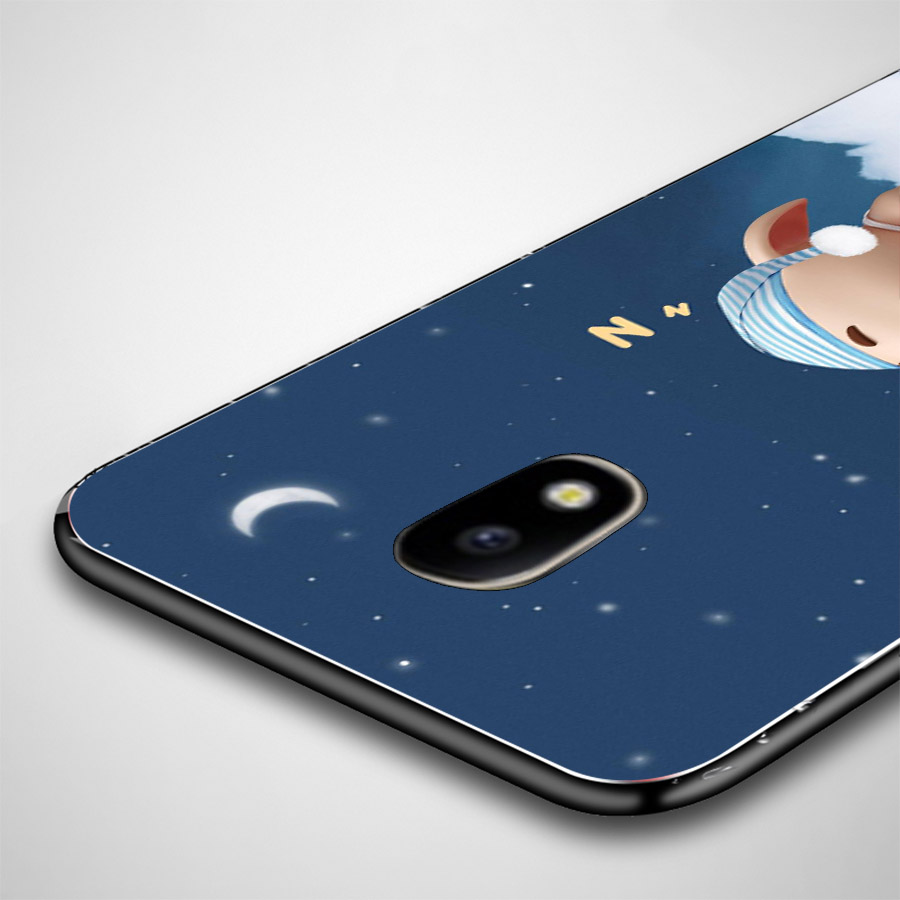 Ốp lưng cứng viền dẻo dành cho điện thoại Samsung Galaxy J2 Prime - Heo Dễ Thương MS HDTDD043