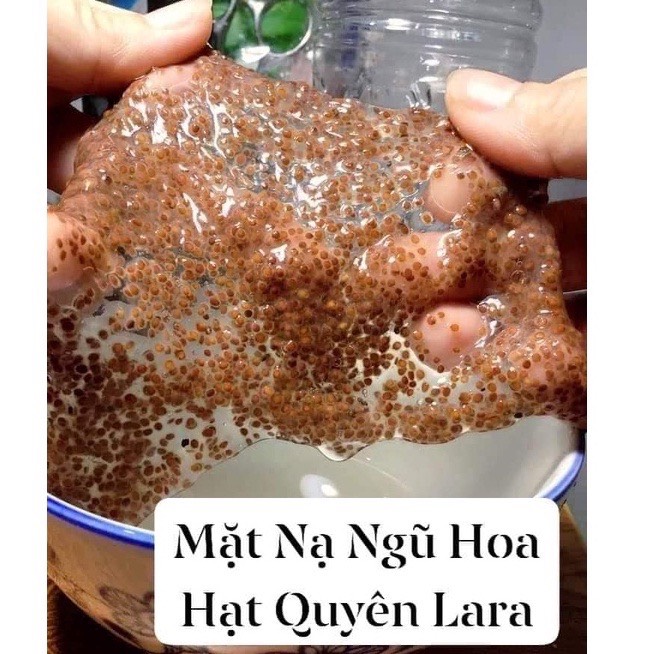 Mặt Nạ Đắp NGŨ HOA HẠT 200g Quyên Lara - Giúp Mờ Nám, Sạch Mụn, Tàn Nhang, Trắng Da, Cân Bằng Độ Ẩm Cho Da, Làm Mát Da, Chống Dị Ứng