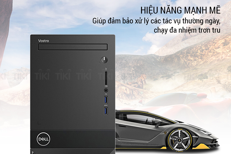 PC Dell Vostro 3670 MT 42VT370017 Core i7-8700/8GB/1TB HDD/Ubuntu - Hàng Chính Hãng