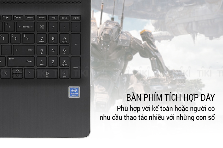 Laptop HP 15 DA0048TU (4ME63PA) Pentium N5000/Win 10/15.6 inch