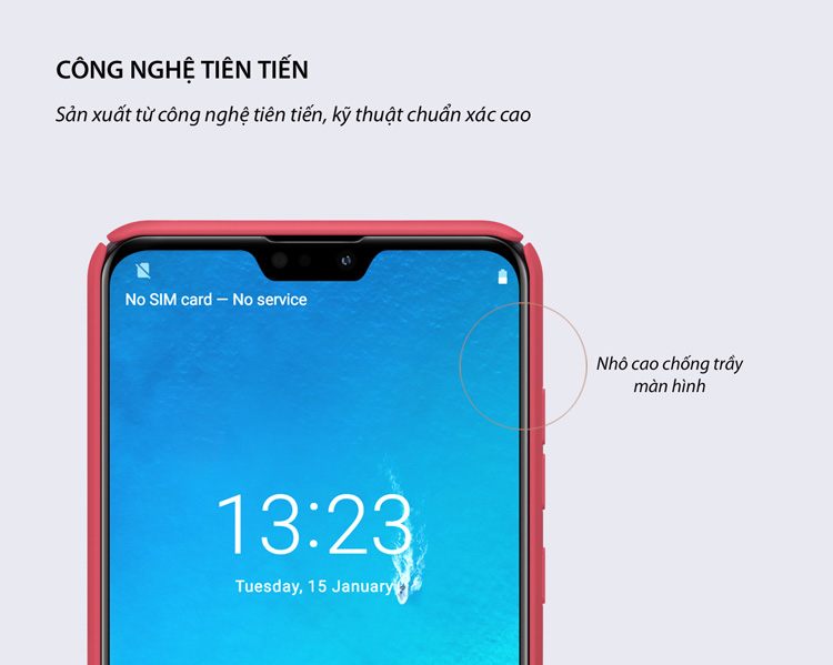 Ốp lưng Asus ZenFone Max Pro M2 (ZB631KL) Nillkin Super Frosted Shield