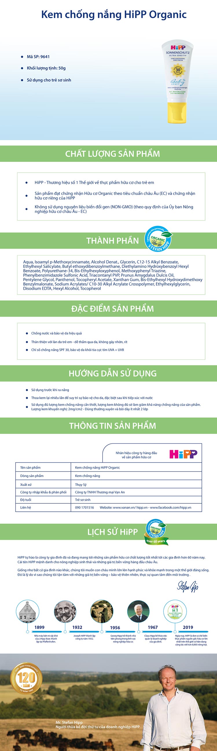 Kem Chống Nắng An Toàn Cho Trẻ Em Hipp - 9641F