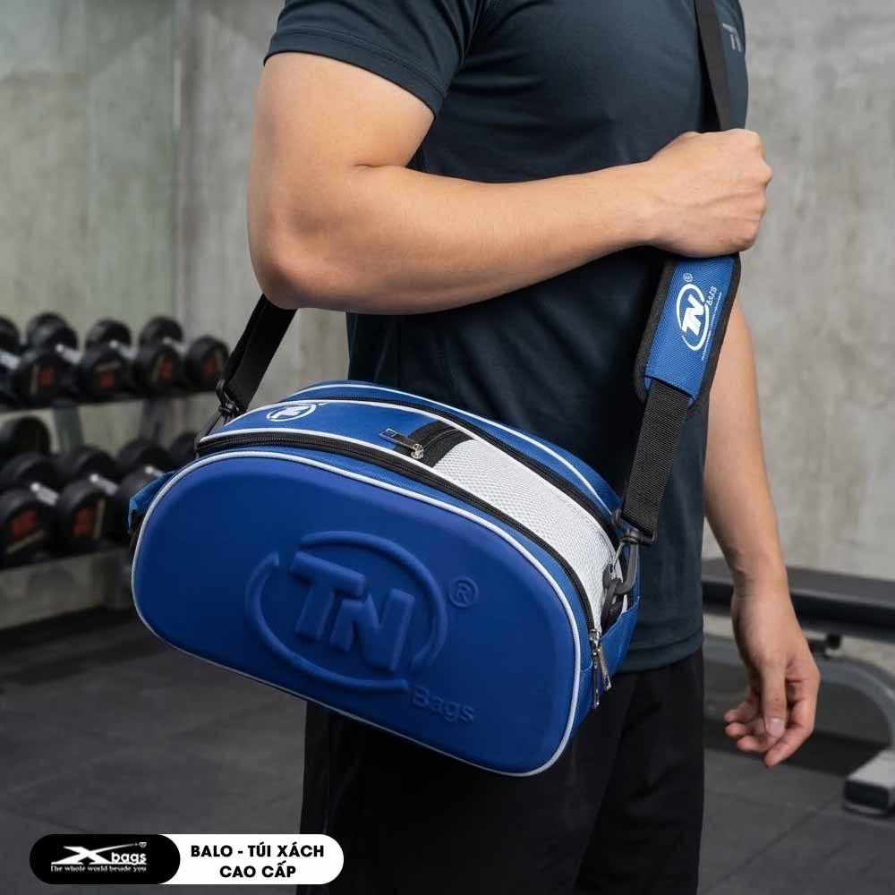 Túi Đựng Giày Đá Bóng Cao Cấp Chống Nước, Bền Bỉ TNBags TN.B.9003 – 2 Ngăn Tiện Dụng, Đẳng Cấp, Màu Xanh Cá Tính!