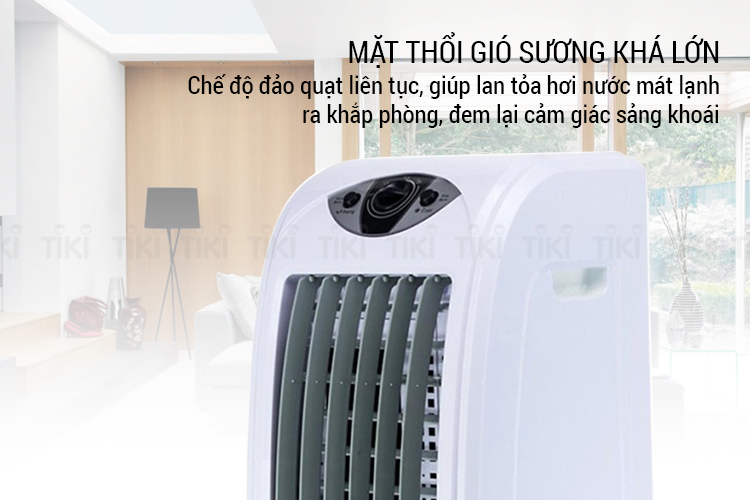 Quạt Hơi Lạnh Iruka I-85 (95W) - Trắng - Hàng Chính Hãng