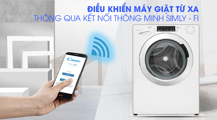 Máy Giặt Cửa Trước Inverter Candy GVS 149THC3/1-04 (9kg) - Hàng Chính Hãng - Chỉ Giao tại HCM