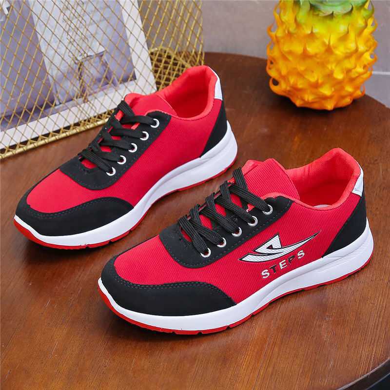 Giày nữ thể thao thời trang, quảng châu loại 1 (đỏ đen)