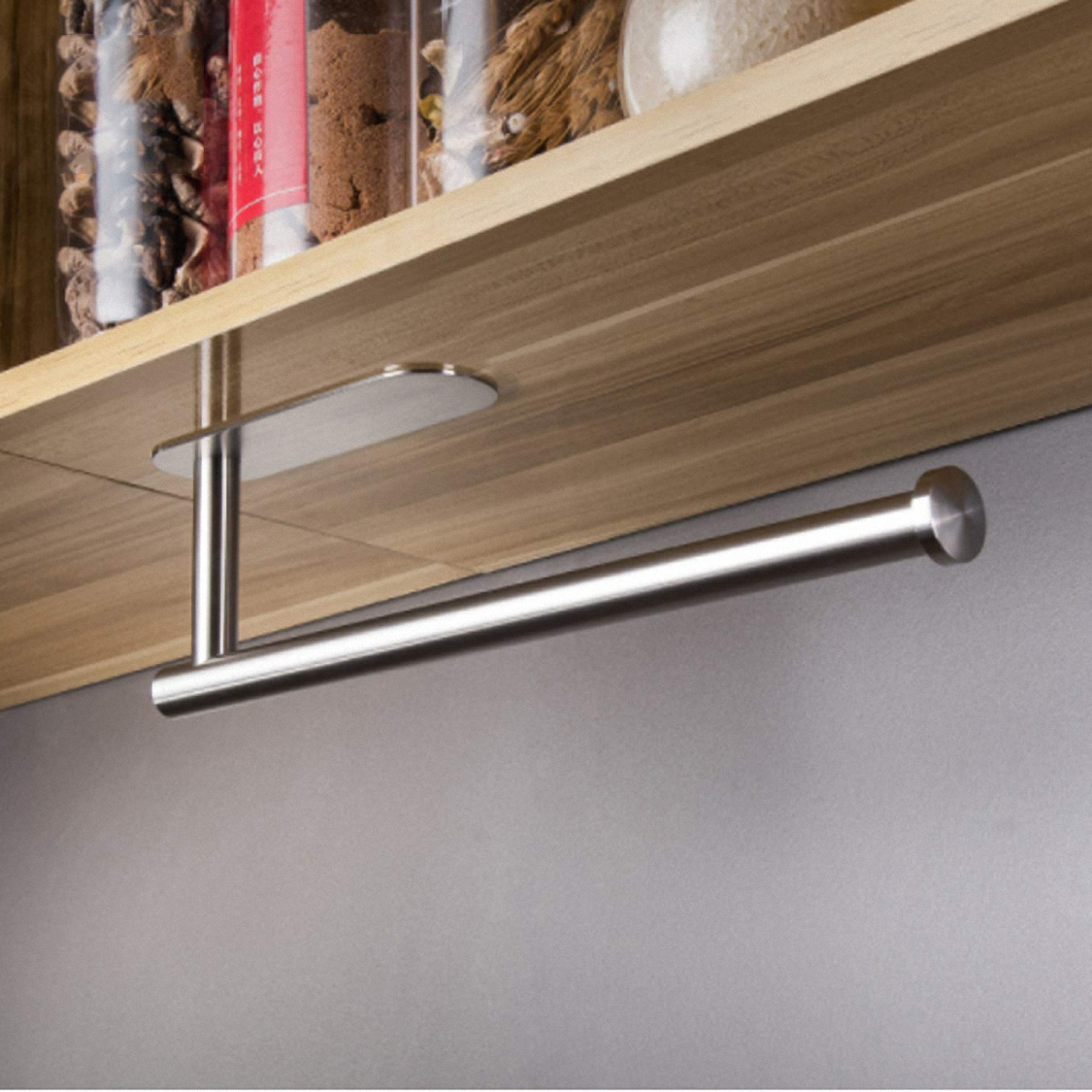 Móc giá treo đa năng dán tường không cần khoan, Inox Sus 304, phụ kiện bếp, nhà tắm Minh House