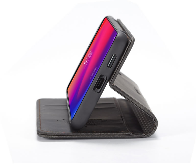 bao da bò thật dạng ví dành cho xiaomi redmi mi 9t hàng chính hãng caseme 5