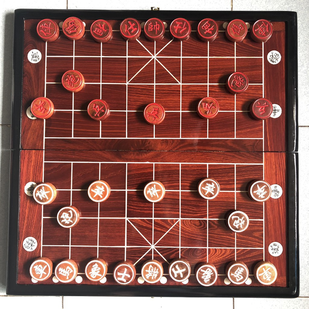 bàn cờ tướng gỗ hương 50x 50cm