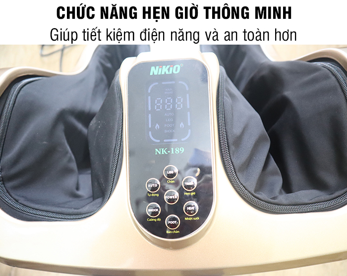 Máy massage bắp chân và bàn chân 4D Nikio NK-189