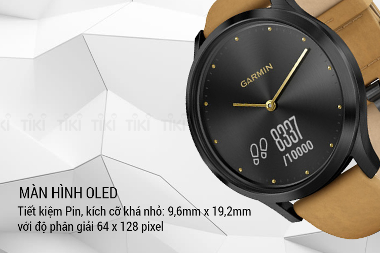 Đồng Hồ Thông Minh Garmin Vivomove HR Premium - Hàng Chính Hãng