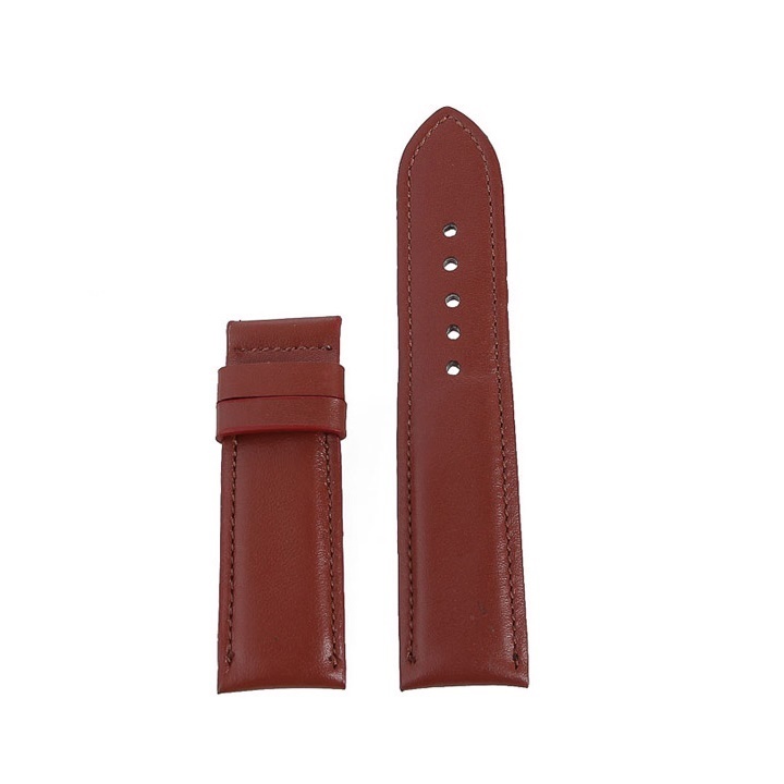 Dây đồng hồ nam nữ Huy Hoàng da bò size lớn màu nâu đỏ HT8132