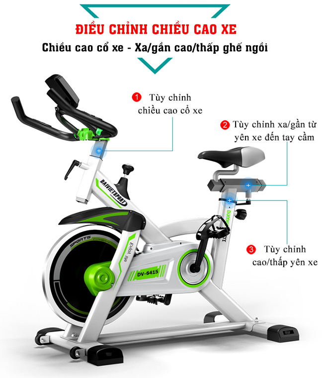 Xe đạp tập thể dục DV-6415