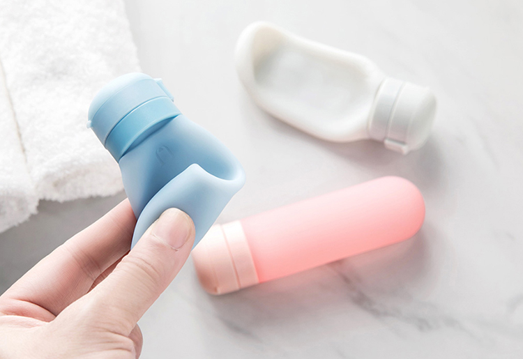 Xiaomi Travel Refillable Bottles 3Pcs/Set Silicone Containers Skin Care Lotion Shampoo Gel Bath Perfume Squeeze Bottle