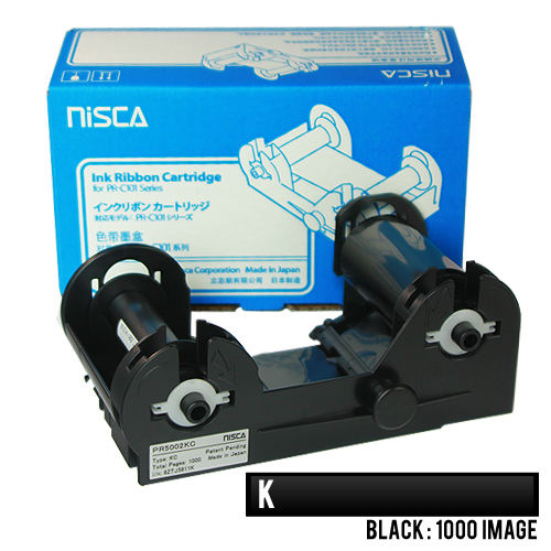 Ruy băng mực đơn sắc đen RESIN K máy in thẻ nhựa NISCA PR-C101