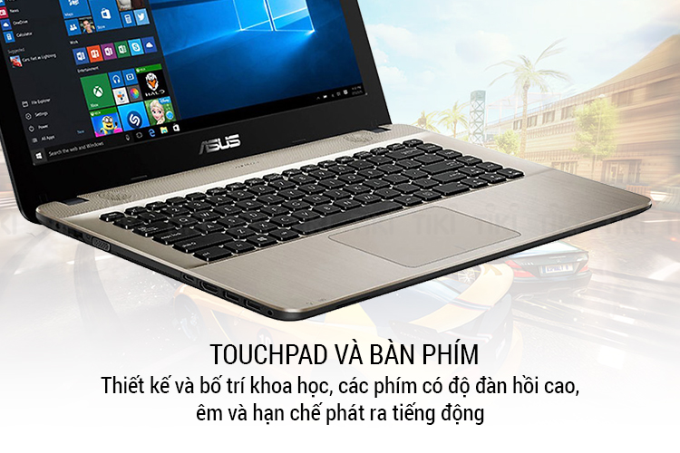 Laptop Asus X441UA-GA070 Core i3 - 7100U / Free DOS (14inch) – Hàng Chính Hãng