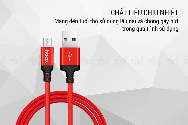 Cáp Sạc Hoco X14 Cổng Micro USB Dài 1m