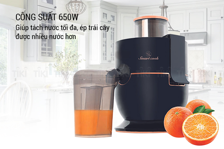 Máy Ép Trái Cây Smartcook JES-3895 (500ml - 650W) - Hàng Chính Hãng
